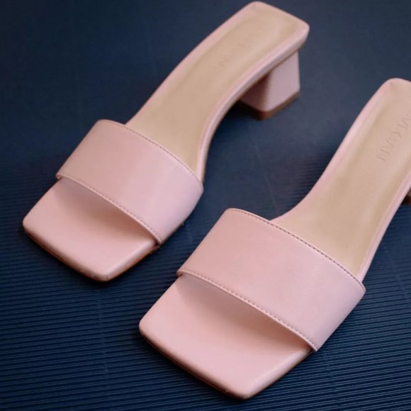 NWOT Alohas SVegan Squared Vegan Leather Mule Heel - Size 39 (US 8) - Picture 4 of 6